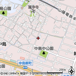 兵庫県姫路市飾磨区中島2丁目788-1周辺の地図