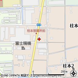 阪急バス株式会社　柱本営業所周辺の地図