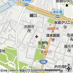 兵庫県姫路市飾磨区天神52周辺の地図