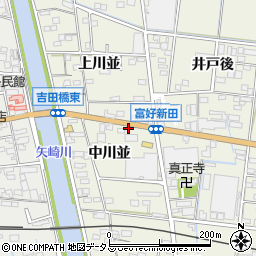 愛知県西尾市吉良町富好新田中川並56周辺の地図