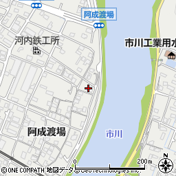 兵庫県姫路市飾磨区阿成渡場909-5周辺の地図