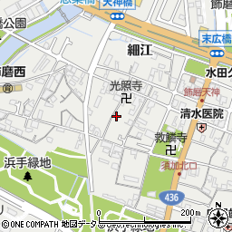 兵庫県姫路市飾磨区天神60周辺の地図