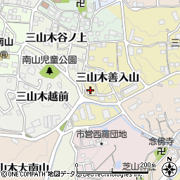京都府京田辺市三山木善入山20-3周辺の地図