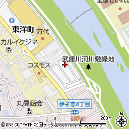 兵庫県宝塚市東洋町9-3周辺の地図