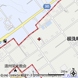 静岡県浜松市中央区根洗町523周辺の地図