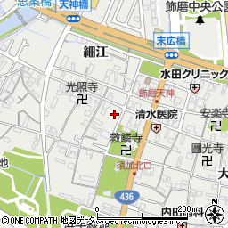 兵庫県姫路市飾磨区天神40周辺の地図