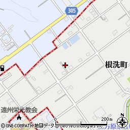 静岡県浜松市中央区根洗町519周辺の地図
