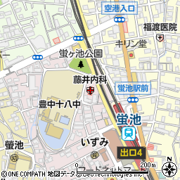 藤井内科周辺の地図
