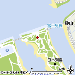 愛知県豊川市御津町安礼の崎周辺の地図