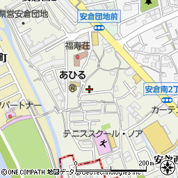 兵庫県宝塚市安倉西周辺の地図