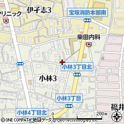 ファミール宝塚Ａ棟周辺の地図