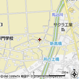 静岡県浜松市浜名区平口1847-1周辺の地図