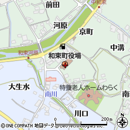 京都府相楽郡和束町周辺の地図
