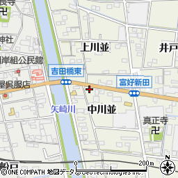 愛知県西尾市吉良町富好新田中川並48周辺の地図