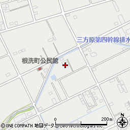 静岡県浜松市中央区根洗町1128周辺の地図
