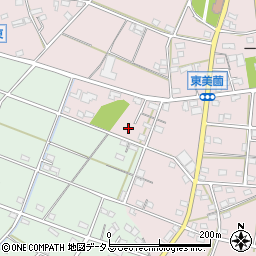 静岡県浜松市浜名区東美薗584-3周辺の地図