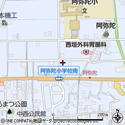 兵庫県高砂市阿弥陀町阿弥陀1148周辺の地図