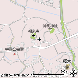 静岡県掛川市家代1400周辺の地図