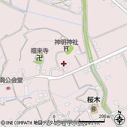 静岡県掛川市家代1387周辺の地図