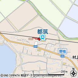 都筑駅公衆トイレ周辺の地図