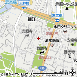 兵庫県姫路市飾磨区天神41周辺の地図