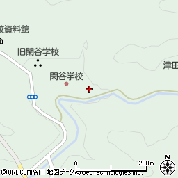 閑谷学校　史跡受付周辺の地図