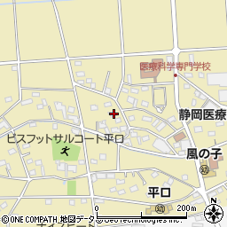 静岡県浜松市浜名区平口2453周辺の地図