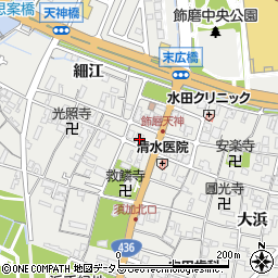 兵庫県姫路市飾磨区天神101周辺の地図