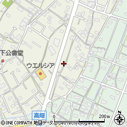 静岡県浜松市浜名区西美薗558周辺の地図