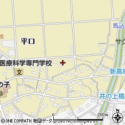 静岡県浜松市浜名区平口1865周辺の地図