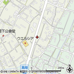 静岡県浜松市浜名区西美薗552周辺の地図