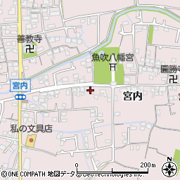 兵庫県姫路市網干区宮内1665周辺の地図