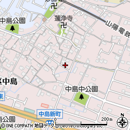 兵庫県姫路市飾磨区中島785周辺の地図
