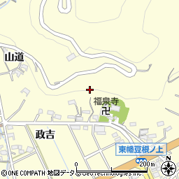愛知県西尾市東幡豆町（岩倉）周辺の地図