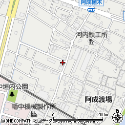 兵庫県姫路市飾磨区阿成渡場129周辺の地図