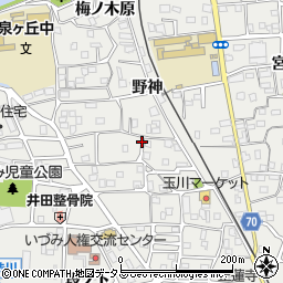 京都府綴喜郡井手町井手周辺の地図