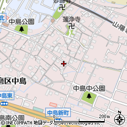 兵庫県姫路市飾磨区中島781周辺の地図