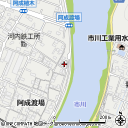 兵庫県姫路市飾磨区阿成渡場909-1周辺の地図