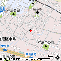 兵庫県姫路市飾磨区中島776周辺の地図