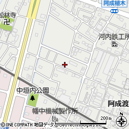 兵庫県姫路市飾磨区阿成渡場105周辺の地図