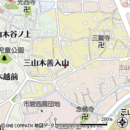 京都府京田辺市三山木山崎43周辺の地図