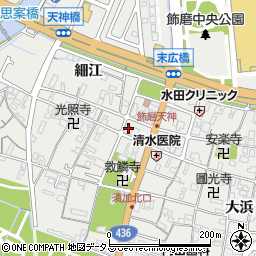 兵庫県姫路市飾磨区天神99周辺の地図