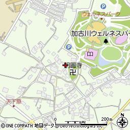 兵庫県加古川市東神吉町天下原周辺の地図