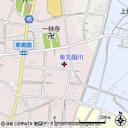 静岡県浜松市浜名区東美薗622周辺の地図