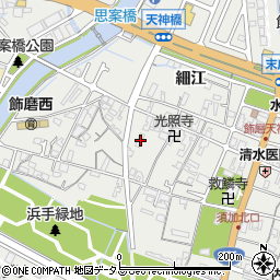 兵庫県姫路市飾磨区天神61周辺の地図