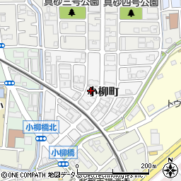 大阪府茨木市小柳町周辺の地図
