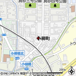 大阪府茨木市小柳町周辺の地図