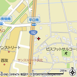 静岡県浜松市浜名区平口2495周辺の地図