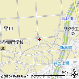 静岡県浜松市浜名区平口1857周辺の地図