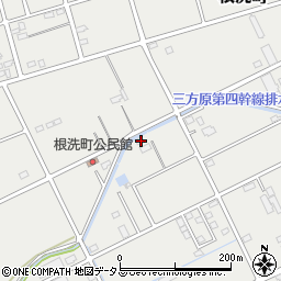 静岡県浜松市中央区根洗町1129周辺の地図